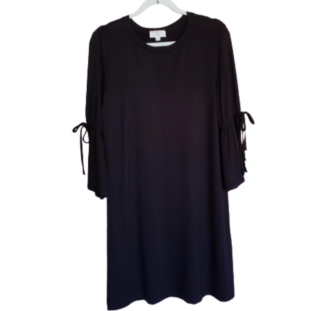 Loft Lounge Black Lounge Dress NWT Size M
